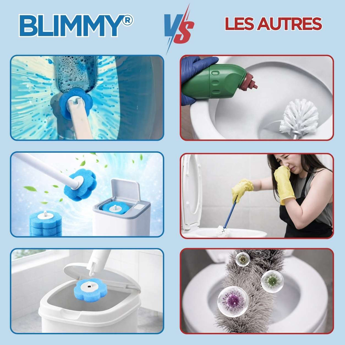 Blimmy® Recharges Hygiéniques – Pack de 36