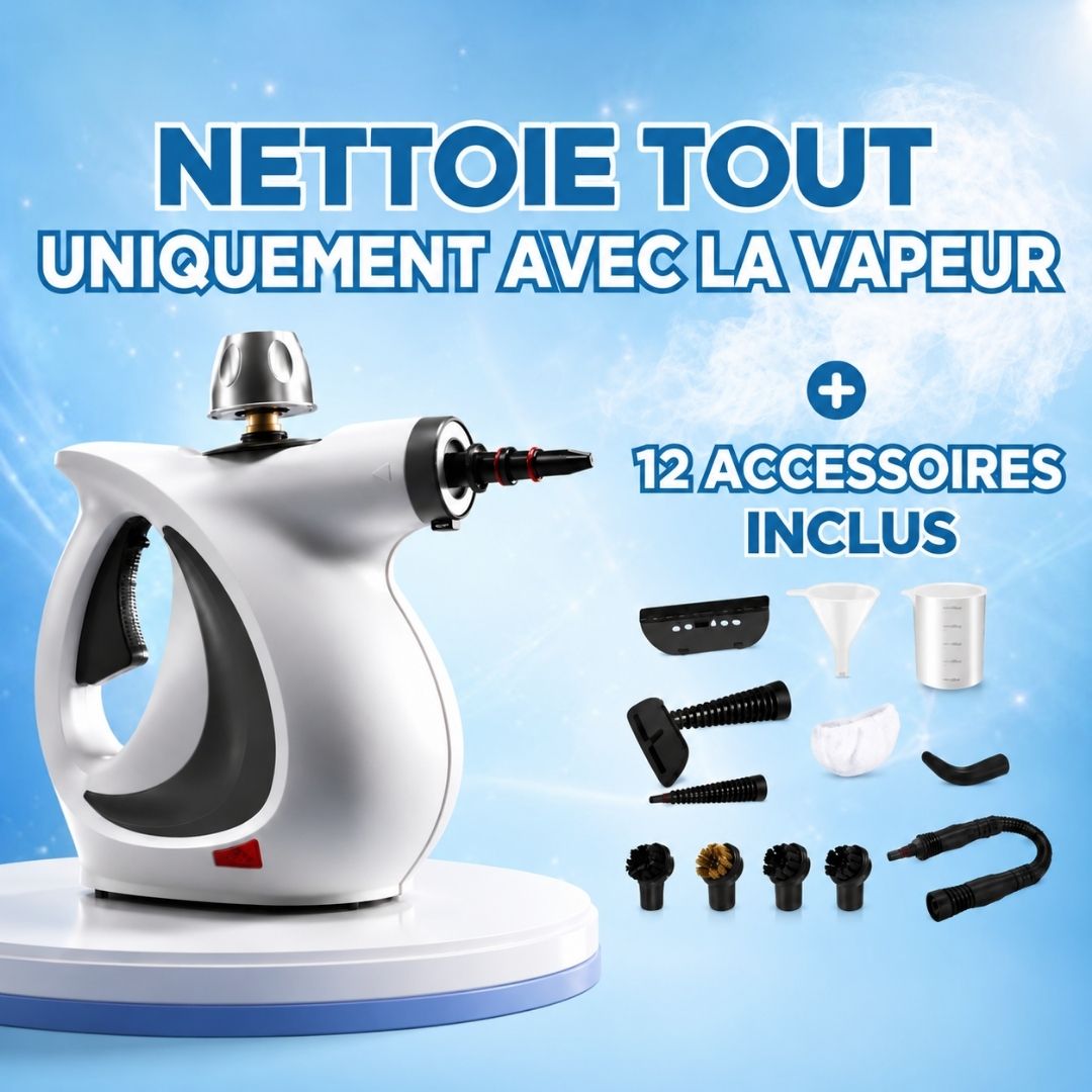 Blimmy® PowerSteam Pro – Nettoyage vapeur en profondeur sans détergents