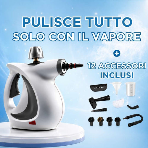 Blimmy® PowerSteam Pro – Pulizia Profonda a Vapore Senza Detergenti
