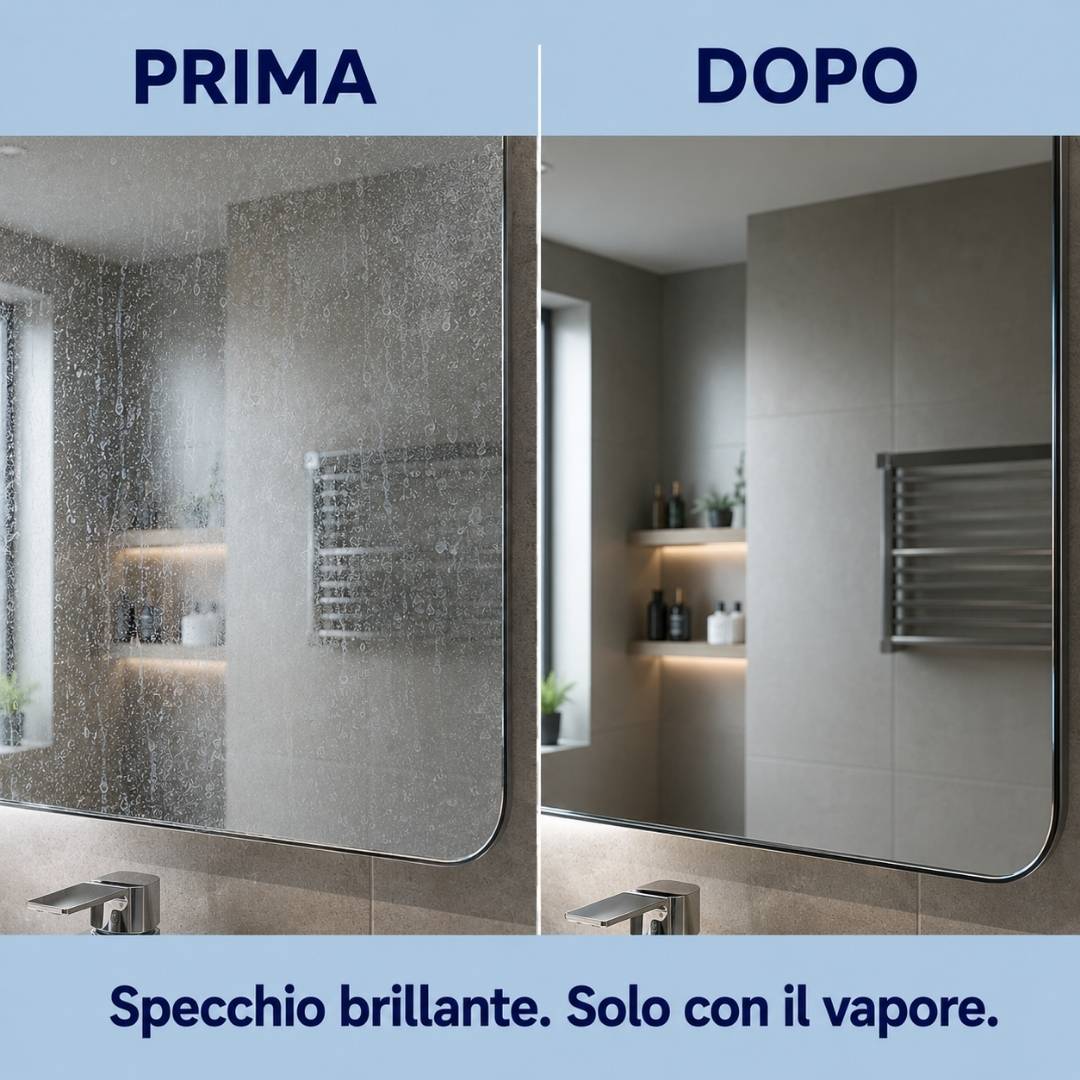 Blimmy® PowerSteam Pro – Pulizia Profonda a Vapore Senza Detergenti