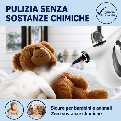 Blimmy® PowerSteam Pro – Pulizia Profonda a Vapore Senza Detergenti