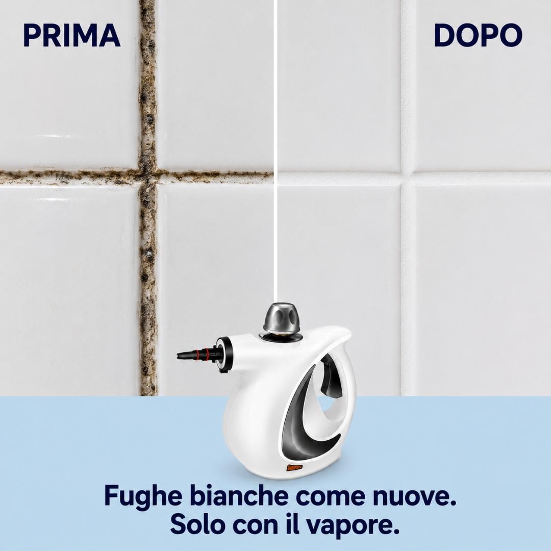 Blimmy® PowerSteam Pro – Pulizia Profonda a Vapore Senza Detergenti